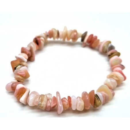 Bracelet Chips Opale Rose