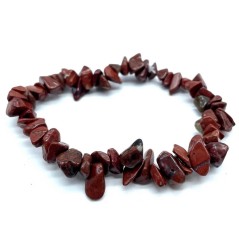 Bracelet perles chips en pierre naturelle Jaspe Rouge – Spiritual-Deity