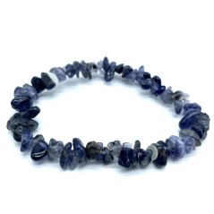 Bracelet perles chips en pierre naturelle Cordiérite – Spiritual-Deity