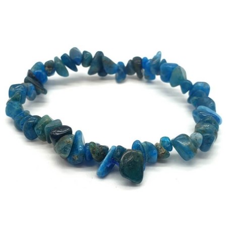 Bracelet perles chips Apatite