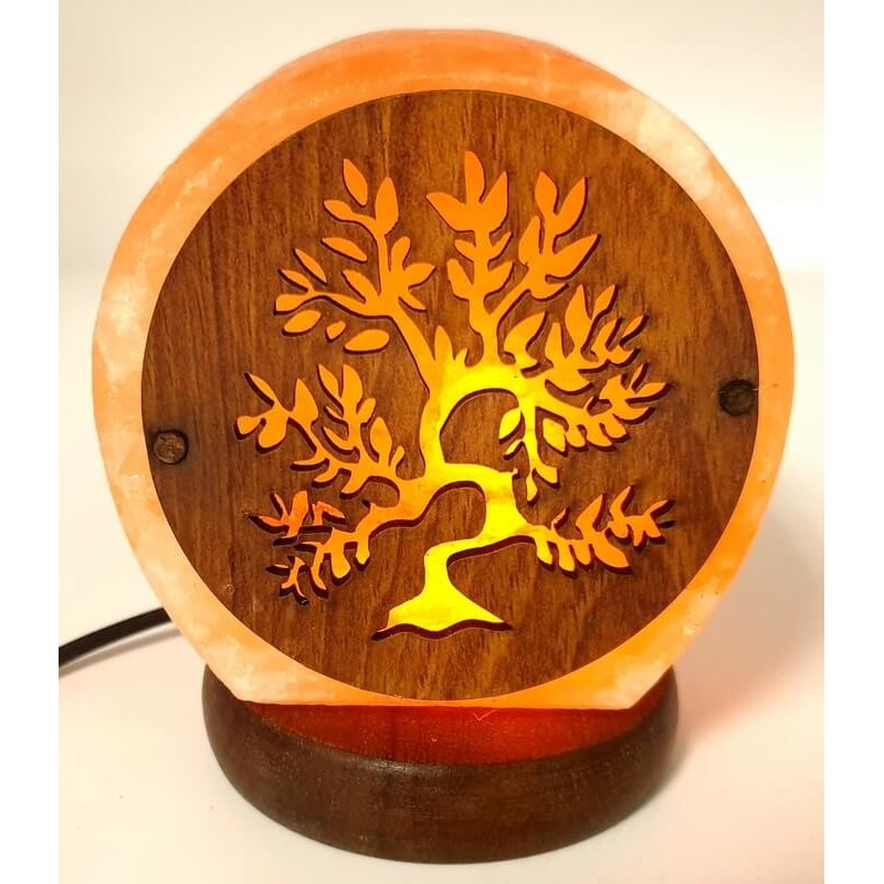 Lampe de Sel USB Arbre de Vie 1KG