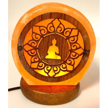 Lampe de Sel USB Bouddha 1KG