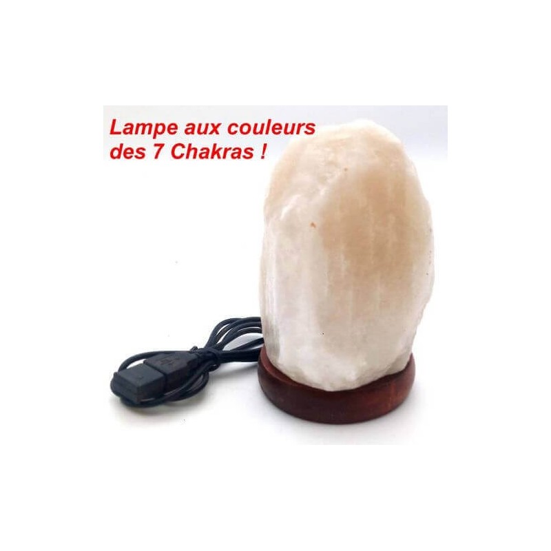 Mini Lampe de Sel USB Blanche 1KG