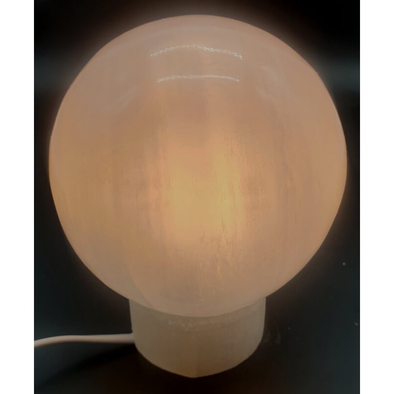 Lampe Sélénite Sphère 16cm