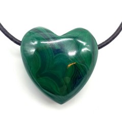 Pendentif Cur Malachite percé 3cm