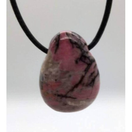 Rhodonite roulée Percée 3cm