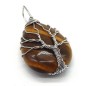 Pendentif Arbre de Vie - Oeil de Tigre