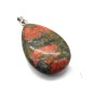 Pendentif Goutte Unakite