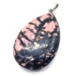 Pendentif Goutte Rhodonite