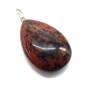 Pendentif Goutte Obsidienne Mahogany