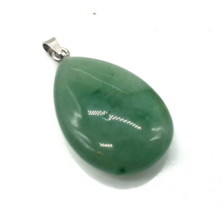 Pendentif Goutte Aventurine Verte