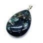 Pendentif Goutte Agate Mousse