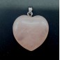 Pendentif Coeur Quartz Rose