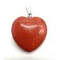 Pendentif Coeur Jaspe Rouge