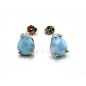 Boucles d'oreilles Argent 925 Larimar Larme