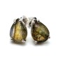 Boucles d'oreilles Argent 925 Labradorite Larme