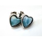 Boucles d'oreilles Argent 925 Larimar Cur