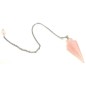 Pendule Goutte Quartz Rose 3cm