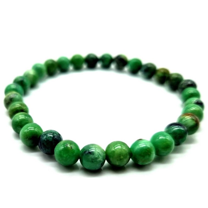 Bracelet Variscite perles 6mm