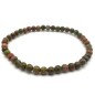 Bracelet Unakite perles 4mm