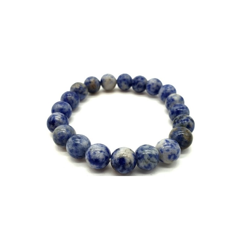 Bracelet Sodalite perles 10mm