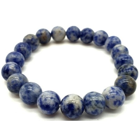 Bracelet Sodalite perles 10mm