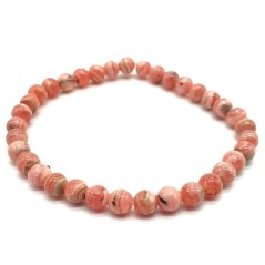 Bracelet Rhodochrosite perles 5mm