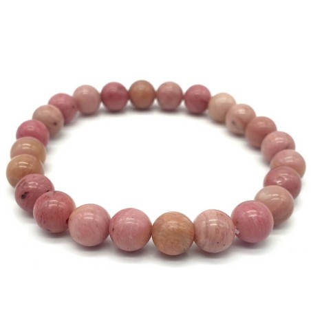 Bracelet Rhodonite Unie perles 8mm