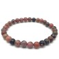 Bracelet  Rhodonite perles 6mm