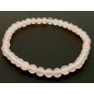 Bracelet Quartz Rose Perles 4mm