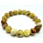 Bracelet Opale Jaune perles 10mm