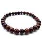 Bracelet Obsidienne Mahogany perles 6mm