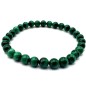 Bracelet 'Light' Malachite 'AA' perles 6mm