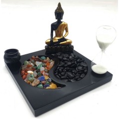 Jardin Zen Yin-Yang Sablier 15cm