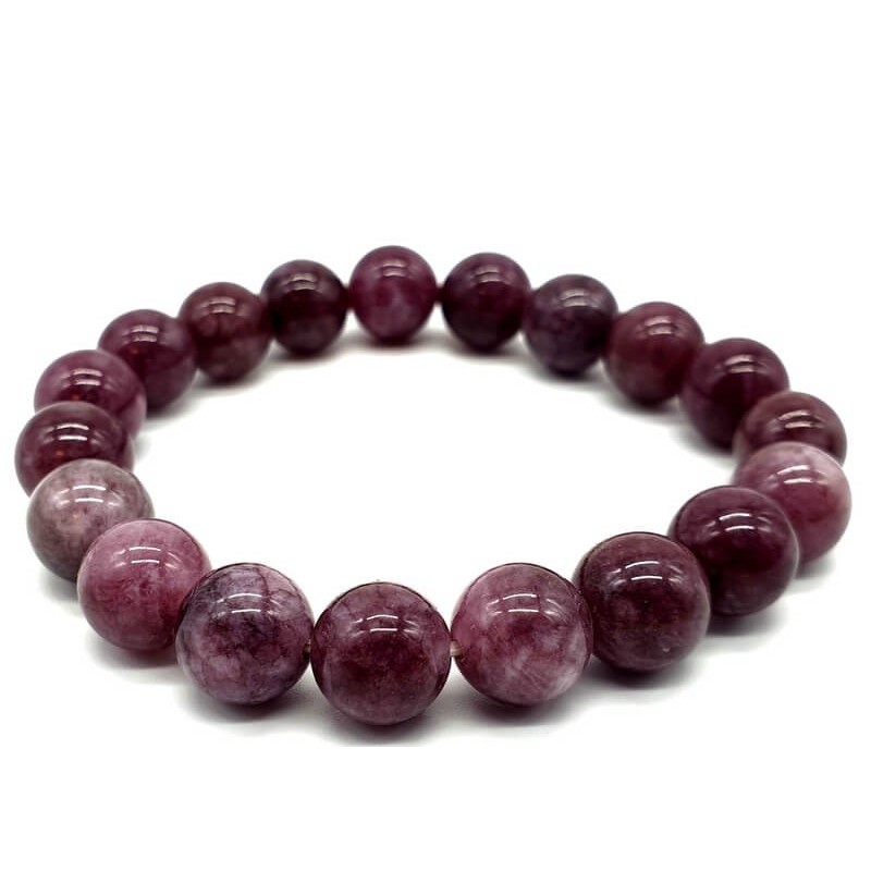 Bracelet en lépidolite – Apaisement & Sérénité Bracelet en lépidolite – Apaisement & Sérénité