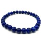 Bracelet Lapis Lazuli 'AA' perles 6mm