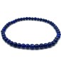 Bracelet Lapis Lazuli 'AA' perles 4mm