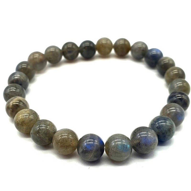 Bracelet Labradorite  perles 8mm