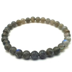 Bracelet Labradorite perles 6mm