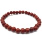 Bracelet Jaspe Rouge perles 6mm