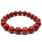 Bracelet Jaspe Rouge perles 10mm