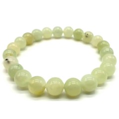 Bracelet Jade Verte perles 8mm