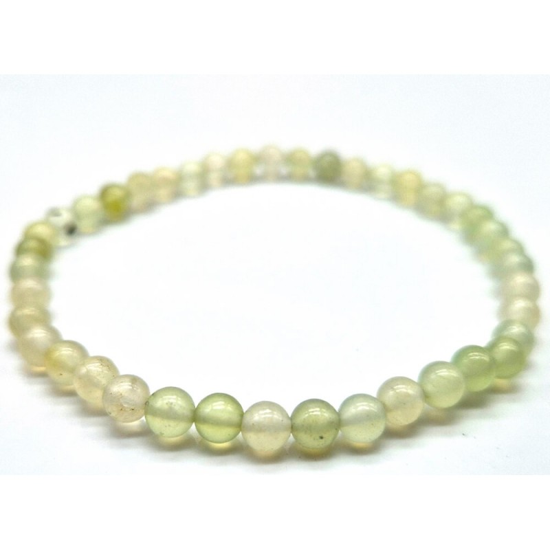 Bracelet Jade Verte perles 4mm