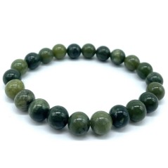 Bracelet Jade Néphrite perles 8mm