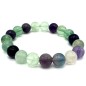 Bracelet Fluorite perles 10mm