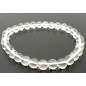 Bracelet Cristal de Roche perles 6mm