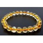 Bracelet Citrine Naturelle perles 8mm