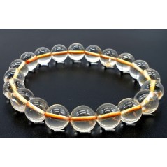 Bracelet Citrine Naturelle perles 10mm