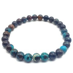 Bracelet Chrysocolle  perles 6mm