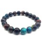 Bracelet Chrysocolle perles 10mm